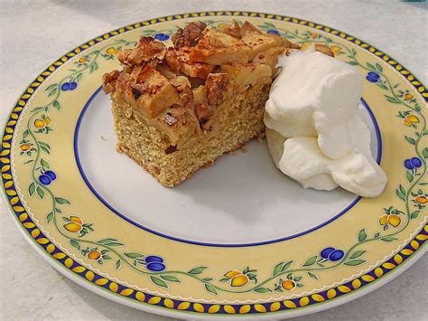 Apfel Walnuss Kuchen Von Cj Chefkoch