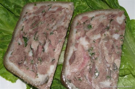 Сальтисон из свиной рульки • Блюда из свинины