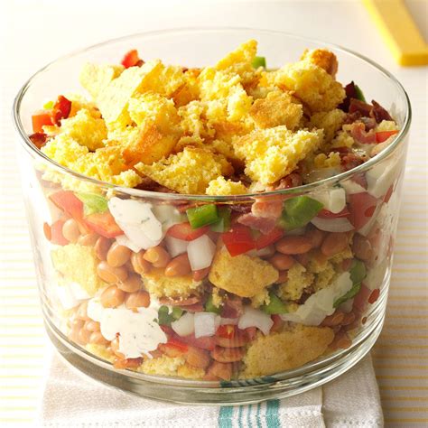 Layered Cornbread Salad Recipe Taste Of Home