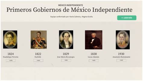 Primeros Gobiernos De MÉxico