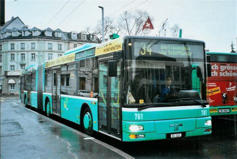 Bvb Basel Bs Man Gelenkbus Am Februar Basel