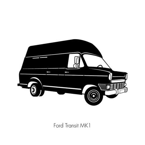Ford Transit Van Print Etsy
