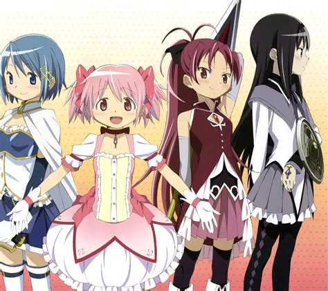 Mahou Shoujo Madoka Magica Madoka Kaname Homura Akemi Sayaka Miki Kyoko ...