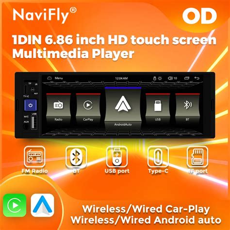 Navifly Inch Universal Android Car Radio Wireless Carplay Android