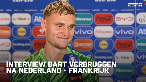 Bart Verbruggen Tevreden Over Verdedigende Kracht Oranje Interview