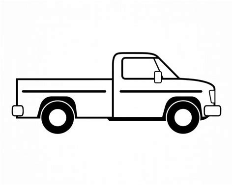Pickup Truck 3 Svg Work Truck Svg Pickup Truck Cut Files