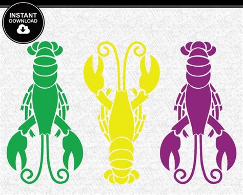 Craft Supplies Tools Visual Arts Crawfish Boil Cut File Vector