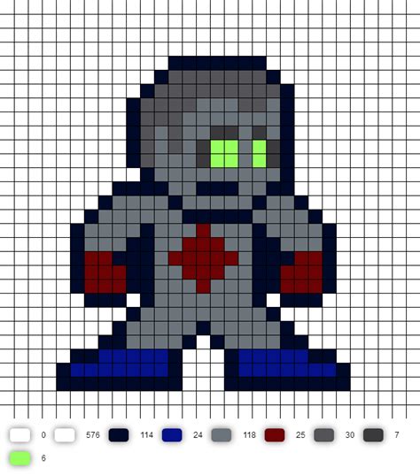 Captain Atom Dc Perler Bead Pattern Plantillas Hama Beads Dibujos En