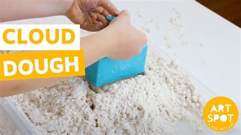 Easy Sensory Play For Kids Cloud Dough Youtube