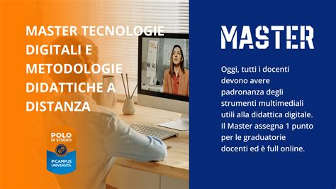 Master In Tecnologie Digitali E Metodologie Didattiche A Distanza