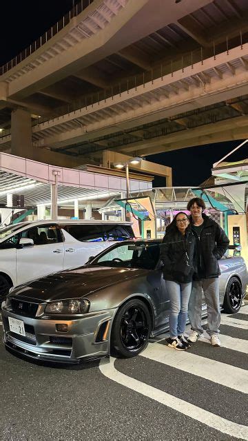 Tokyo Privat R34 GTR turné Daikoku Car Meet och JDM scen GetYourGuide