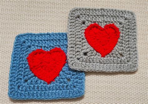 Easy Crochet Heart Granny Square • Free Crochet Tutorials And Patterns