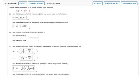 Solved Points Details Previous Answers Scalcet Chegg