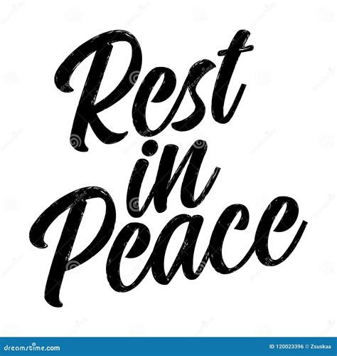 Rest In Peace Stock Vector Illustration Of Fashion 120023396