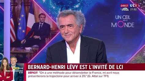 Bernard Henri Lévy LCI Un Œil sur le Monde Solitude d Israël