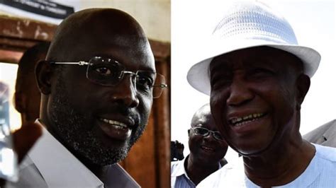 Liberia election run-off today: Ex-footballer up against vice-president ...