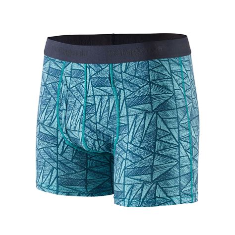 Patagonia Mens Essential Boxer Briefs 3 Inch Mountain Factor