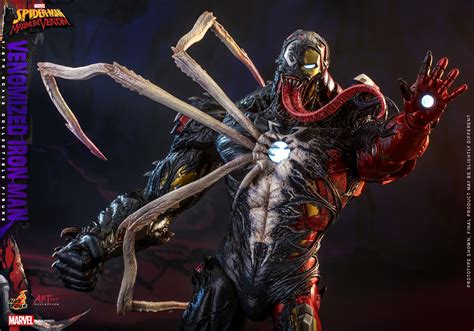 Hot Toys Venomized Iron Man Figure Is Starkly Symbiotic