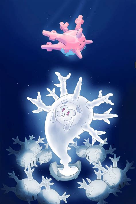 Corsola Cursola And Galarian Corsola Pokemon Drawn By Niiichi21pk