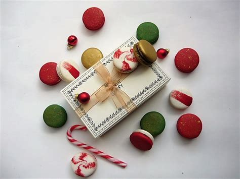 Vegan Christmas Selection Box Of Macarons By English Rose Bakery