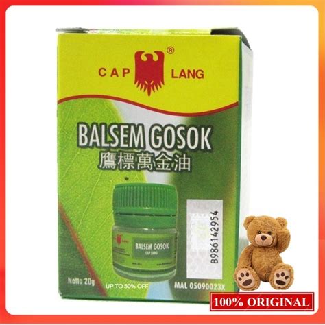 Balsem Gosok Cap Lang Eaglr Brand Balm Shopee Malaysia