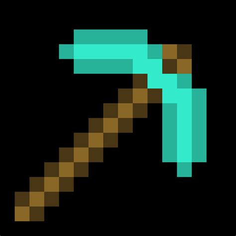 Stl File Minecraft Diamond Pickaxe Pixelart 3d・3d Printable Model To Download・cults