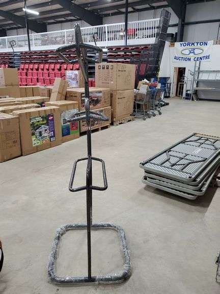 Swivel 3 Tier Aluminum Saddle Rack Yorkton Auction Centre
