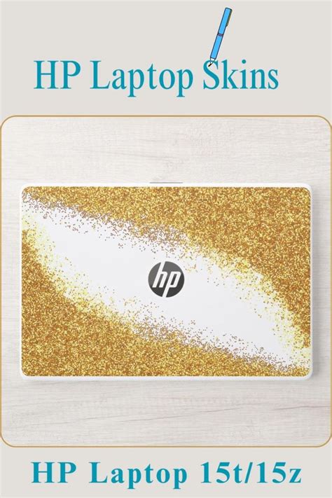 Golden Glitter Hp Laptop Skin 15t 15z Zazzle [video] [video] Hp Laptop Hp Laptop Skin