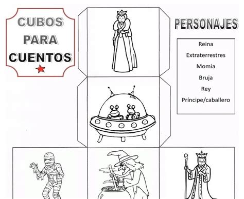 Cubos Para Cuentos Para Imprimir Pdf Story Cubes Primer Ciclo