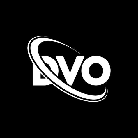 Logotipo Dvo Dvo Letra Dvo Letra Logotipo Design Iniciais Logotipo Dvo