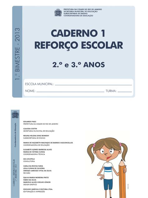 Caderno De Reforço 1 E 2 Ano Pdf - Caderno de Reforço Escolar 1º Ano | PDF
