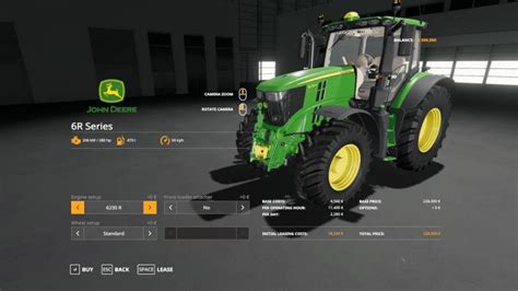 Fs19 John Deere 6r With Seatcam V1 Farming Simulator 19 Mods