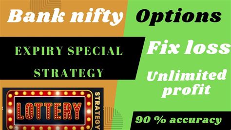 Banknifty Expiry Special Strategy Bank Nifty Expiry Day Strategy