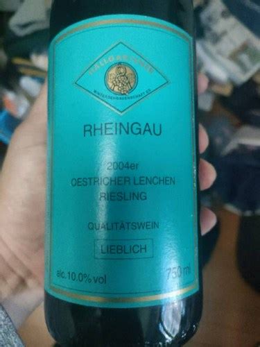 Hallgartener Weinkeller Oestricher Lenchen Riesling Lieblich Vivino Us