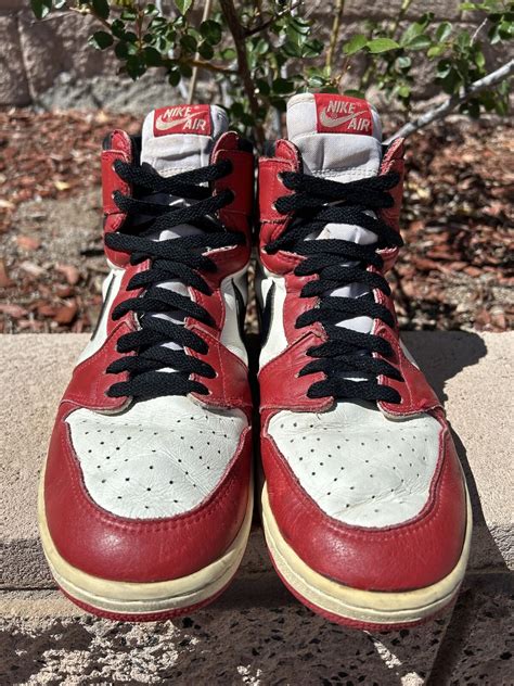 1985 Nike Air Jordan 1 High Chicago Original Og Size Gem