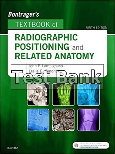 Bontragers Textbook Of Radiographic Positioning And Related Anatomy Th