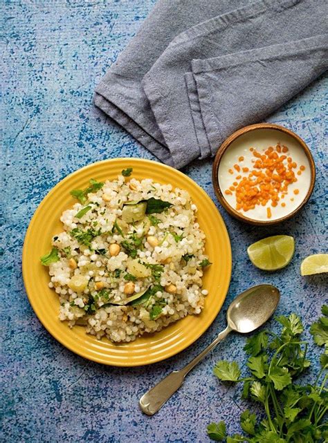 How To Make The Perfec Non Sticky Sabudana Khichadi Vegan Sabudana