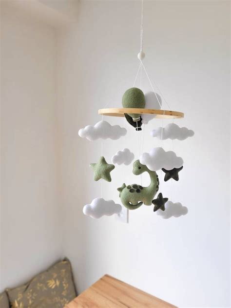 Dinosaur Baby Mobile Crib Mobile Newborn Nursery Decor Etsy