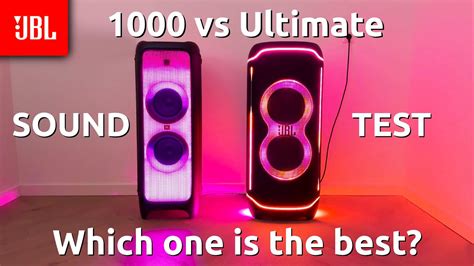 JBL Partybox 1000 Vs Ultimate Sound Comparison YouTube