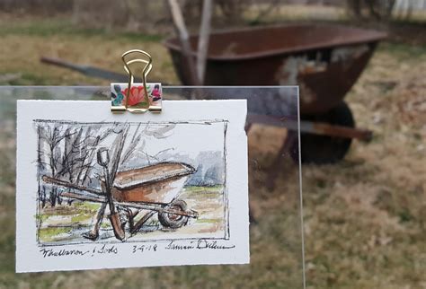 Tammie Dickerson S Artistic Journey Wheelbarrow And Tools