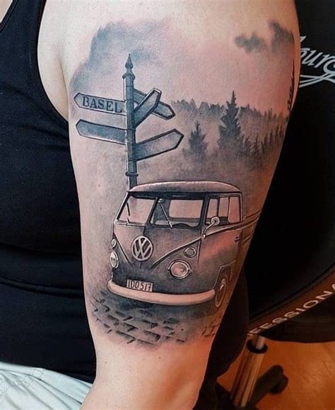 Pin By Samuel Gama On Tattoo Giraffe Tattoos Vw Tattoo Campervan Tattoo