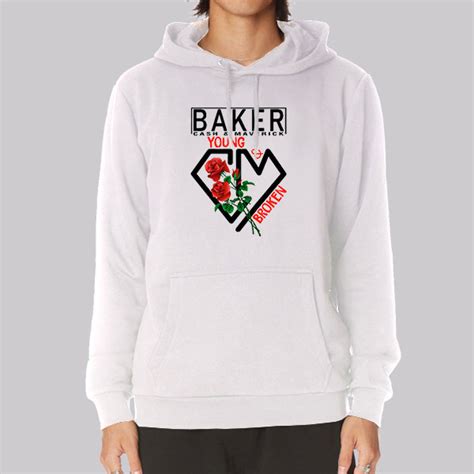 Cash and Maverick Merch Young Broken Hoodie Cheap | Made Printed