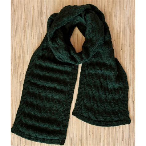 Buy Knitted Infinity Scarf Green Winter Scarf