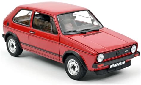 Miniature Volkswagen Golf 1 18 Norev I GTI Rouge 1976 Voiture