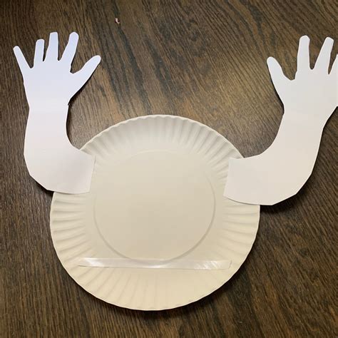 Paper Plate Ghost Craft Happy Toddler Playtime