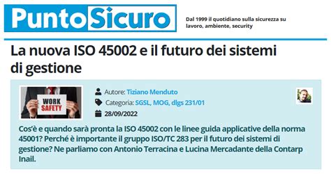 La Nuova Iso E Il Futuro Dei Sistemi Di Gestione Cgil Modena