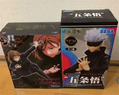 Jujutsu Kaisen Satoru Gojo Nobara Kugisaki Figure Set Of Sega Spm