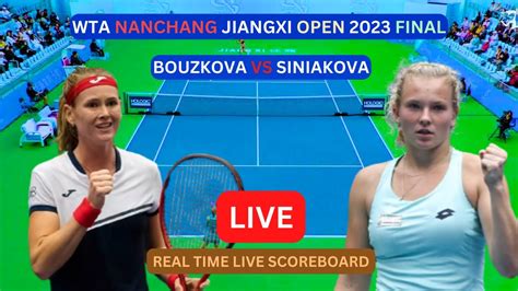 Marie Bouzkova Vs Katerina Siniakova LIVE Score UPDATE WTA Nanchang