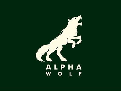 Alpha Wolf Logo by Usman on Dribbble