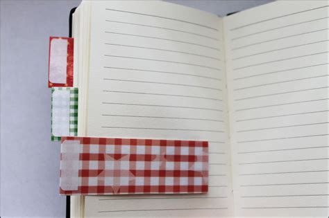 Handmade Notebook Divider Tabs Loulou Downtown